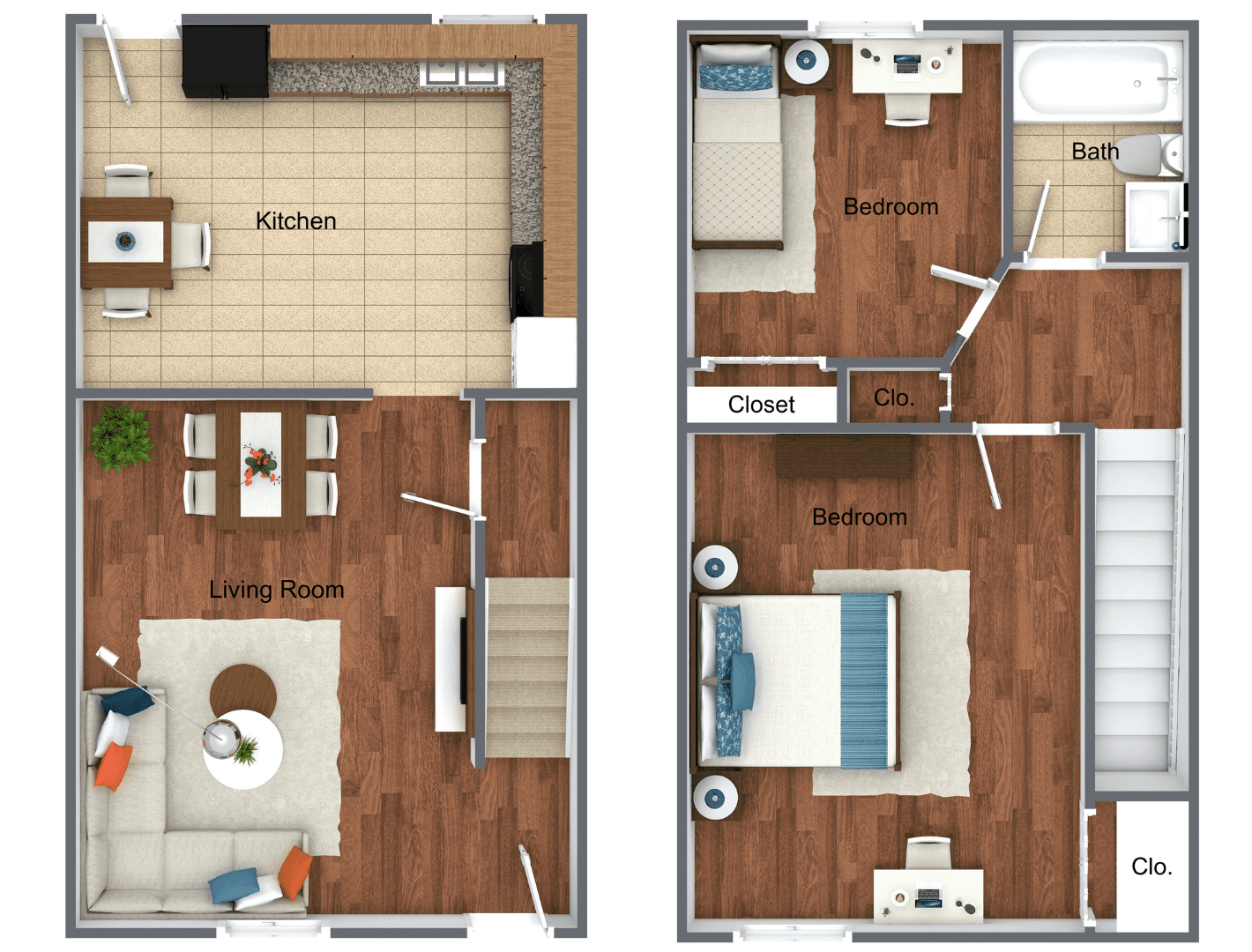 Commerce Street Floor Plans Apartment A 1 Bedroom 1 Bathroom at Weinberg Village II